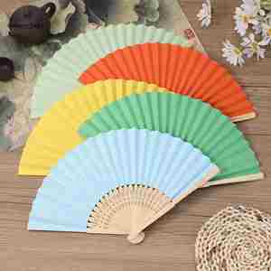 Classical Chinese Style <b>Bamboo</b> Hand Fans, <b>Bamboo</b> <b>Craft</b> for Eco-Friendly Promotions - Product Image 1