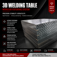 Plateforme de soudage 3D modulaire de haute précision, kit complet de serrage, table de soudage flexible anti-déformation