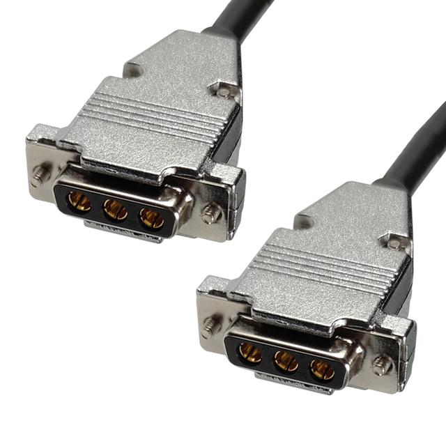 Oem D-sub D Sub 3w3 Power Cable Assembly Connector For Custom Wire Harness manufacturer