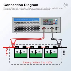 Testeur <span class=keywords><strong>de</strong></span> capacité <span class=keywords><strong>de</strong></span> batterie à tension et courant réglables HT-DC50ABP 5-120V 50A 6000W Modes <span class=keywords><strong>de</strong></span> décharge <span class=keywords><strong>CV</strong></span>/Temporisé/Capacité pour Lithium - Product Image 4
