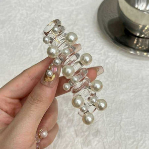 Accessori per capelli di lusso per bambini di tendenza con fiocco di paillettes in acrilico strass fermagli per capelli moda moda decorazione per bambini - Product Image 1