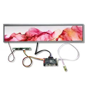 19 inch 1920*360 IPS Panel LCD Display ultra-wide aspect ratio Horizontal vertical mode 19" advertising display screen