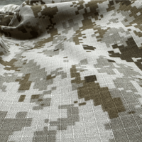 US AOR1 Camo Tissu de camouflage imprimé numérique résistant à la déchirure Tissu polyester Oxford imperméable pour sac à dos extérieur