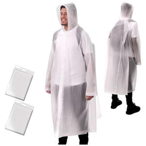 Viagem portátil adulto personalizado impressão <span class=keywords><strong>Poncho</strong></span> Lightweight Custom Logo Tpe Raincoat - Product Image 3