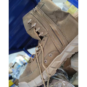Bottes tactiques DF22 pour hommes, en daim, imperméables, pour toutes les saisons, randonnée, entraînement, service, couleur marron - Product Image 5