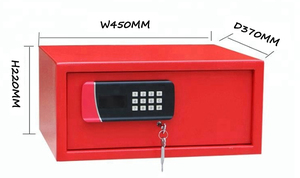 Zhuoxin Intelligent Hotel Safe All Steel Small Hotel Safe Electronic Password Safe <b>Box</b> Code Hotel Password Safe <b>Box</b> - Product Image 2