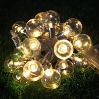 Lampes solaires à 10 led avec chaîne, double fonction, lumière de noël, nouveau STYLE, 2021