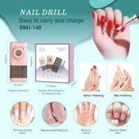 Love Crazy DMJ-140 perceuse à ongles Portable 35000 tr/min polisseuse à ongles électrique Rechargeable avec affichage de la vitesse