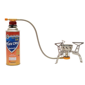 Adaptateur de cuisinière à gaz pour camping, utilisation portable en extérieur, couleur rouge doré - Product Image 4