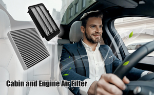 Filtro de aire de cabina y motor apto para Honda 2017 2017-2022 1.5L Civic 2016-2021 1.5L reemplazar 80291-T5R-A01 - Product Image 2