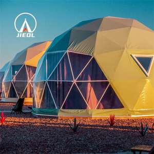 Tente dôme géodésique de luxe de 6m avec salle de bain Tente transparente préfabriquée pour le camping et le jardin Glamping - Product Image 5