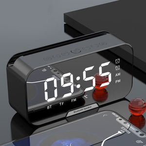 Reloj Despertador Inteligente con Espejo, Reloj Despertador Doble, Altavoz Bluetooth, Pantalla LED Digital, Reloj de Mesa para Despertar, Decoración del Hogar, Altavoz - Product Image 6