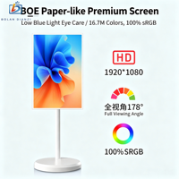 Écran intelligent portable rotatif à 90° de 32 pouces, 1080p, tactile 10 points, Android 14, anti-reflet, CMS de texte pour magasins de détail et métros
