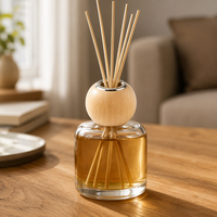 Couvercle de diffuseur d'aromathérapie en bois massif personnalisé, bouchon en bois pour bouteille d'huile parfumée personnalisée, accessoires écologiques pour la fragrance d'intérieur