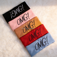 Bandeau de yoga et spa brodé, réutilisable, antidérapant, en tissu élastique à bord large, pour le visage, la douche et l'exercice, pour femmes, coloré et tendance