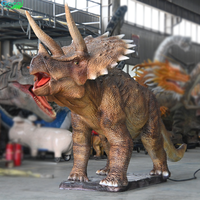 Parc à thème des dinosaures, grand dinosaure animatronique réaliste de grande taille pour l'exposition
