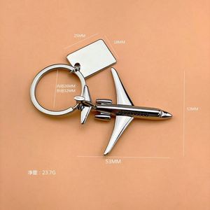 Airplane <b>Keychain</b> Metal Aircraft Model Key Ring for Aviation Lovers Custom Engraved Promotional Airline Gift and Souvenir - Product Image 4