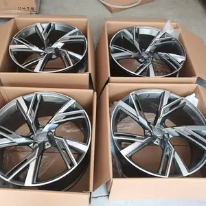 Rodas de passageiro, venda direta de fábrica, 18, 19, 20, 21, 22 polegadas, 5x112, pcd, para audi rs6