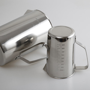 4 लैब उच्च गुणवत्ता 3000 मिलीलीटर स्नातक बीकर मापने वाले कप 304 स्टेनलेस स्टील मापने कप - Product Image 3