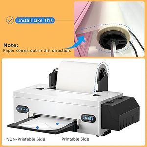 <span class=keywords><strong>Film</strong></span> de transfert DTF double face mat pour sublimation sur coton, impression directe sur t-shirts foncés et clairs - Product Image 6