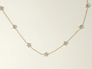 Minimalist Layered Lab Created Diamond <b>Necklace</b> Elegant Gold <b>Necklace</b> for Women Perfect Birthday Gift for Everyday Glamour Wear - Product Image 3