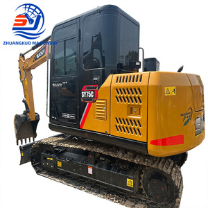 Excavatrice Sany Sy75c d'occasion de 7,5 tonnes avec moteur et pompe hydraulique - Product Image 1