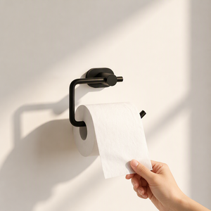 <span class=keywords><strong>Portarotolo</strong></span> da Bagno con Coperchio, <span class=keywords><strong>Portarotolo</strong></span> Contemporaneo da Parete per Bagno - Product Image 1