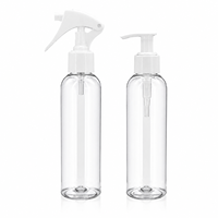 Flacon pulvérisateur cosmétique rechargeable en PET de 150 ml avec bouchon à vis, pour spray capillaire, toner et distributeur de voyage