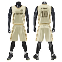 Maillot de basket-ball personnalisé, sublimation, kit de basket-ball réversible, maillot en maille polyester brodé, t-shirt de basket-ball vl899