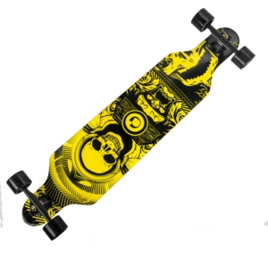 Longboard complet - Longboard <span class=keywords><strong>de</strong></span> 41 pouces pour le <span class=keywords><strong>freestyle</strong></span>, le carving, le cruising et le downhill avec outil en T tout-en-un - Product Image 1