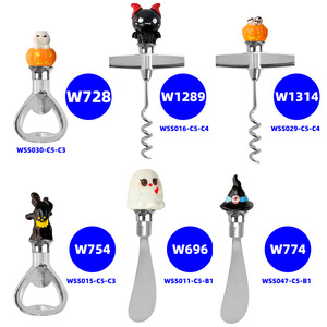 Halloween Witch Hat Cheese Knife Silver Indoor Decoration Party Tool - Product Image 3