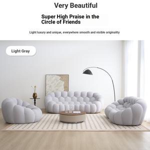 Ensemble de canapés modernes en <span class=keywords><strong>mousse</strong></span> compressée, personnalisables, pour salon, hôtel, design nordique, 1, 2, 3 places, canapé bulle Football - Product Image 2