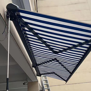 Toldo Retráctil Eléctrico <span class=keywords><strong>de</strong></span> Cassette Completo con Marco <span class=keywords><strong>de</strong></span> Aleación <span class=keywords><strong>de</strong></span> Aluminio, Proyección <span class=keywords><strong>de</strong></span> 8m <span class=keywords><strong>para</strong></span> Jardín y Patio Exterior <span class=keywords><strong>de</strong></span> Villa - Product Image 1