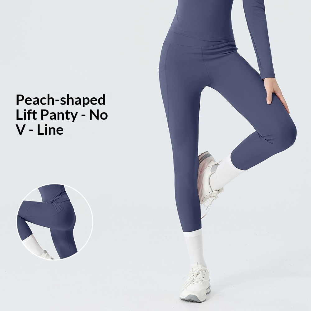 Women's Solid High Waist Ankle-Length Yoga Pants Elastic Waist Tummy Control Spandex/Polyester Fitness Running Pilates Training