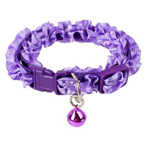 Cute <span class=keywords><strong>Dots</strong></span> Renda Renda Kucing Kerah Lonceng Hiasan - Product Image 4