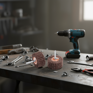 Fervi <b>Grinding</b> <b>Wheels</b> Mixed Stem Canvas Abrasive Cloth 100 Grit 9000 RPM - Product Image 3