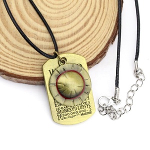 Collar <span class=keywords><strong>de</strong></span> Anime One Piece, Colgante <span class=keywords><strong>de</strong></span> Perro con el Sombrero <span class=keywords><strong>de</strong></span> <span class=keywords><strong>Paja</strong></span> <span class=keywords><strong>de</strong></span> Luffy y el Logo <span class=keywords><strong>de</strong></span> la Calavera - Product Image 3