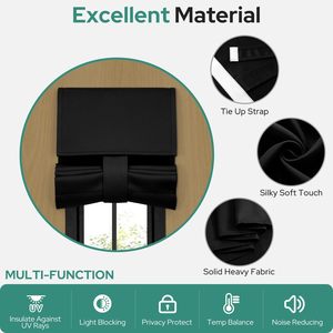 <span class=keywords><strong>Tende</strong></span> Oscuranti per Aula da 25x38 Pollici, Copertura per Finestra Anteriore, <span class=keywords><strong>Tende</strong></span> Oscuranti Termoisolanti per Finestre Piccole - Product Image 3