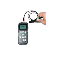 Medidor de Espesor Ultrasónico Portátil de 0.75-300mm, Calibración de 2 Puntos, para Acero, Hierro Fundido, Plástico, Cerámica y Materiales Compuestos