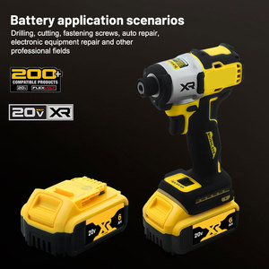 <span class=keywords><strong>Batería</strong></span> DeVote XR de <span class=keywords><strong>20V</strong></span> Personalizada de Alta Calidad, con una Capacidad de 5.0Ah - <span class=keywords><strong>6Ah</strong></span>, Compatible con Paquetes de Baterías para Herramientas Inalámbricas de <span class=keywords><strong>20V</strong></span> - Product Image 3