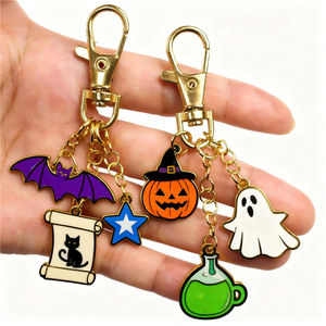 Porte-clés en métal 3D personnalisé en gros avec logo, impression UV, pièce de puzzle tendance, porte-clés lettre, cadeau promotionnel - Product Image 2