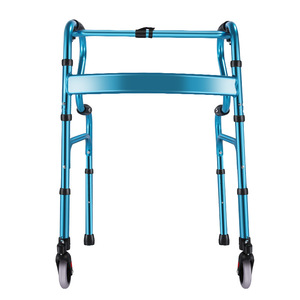 Andador de Aleación de Aluminio con Altura Ajustable y Ruedas Universales para Asistencia de Movilidad - Product Image 2