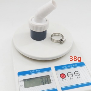 Adaptador de desagüe redondo de plástico para balcón, codo antidesbordamiento y antirretorno para tubería de desagüe de lavadora - Product Image 4
