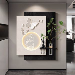 Peinture décorative haut de gamme pour salon, tableau mural pour fond de canapé, peinture LED en grès pour chambre à coucher - Product Image 2