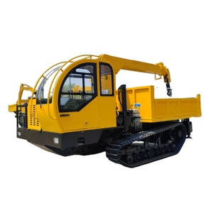 8 Rubber Crawler Dump Truck <b>Crane</b> Transport with 5 - Product Image 6