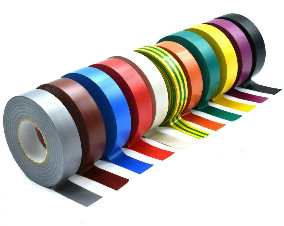 En çok satan özelleştirilmiş boyut ve renk PVC elektrik bandı