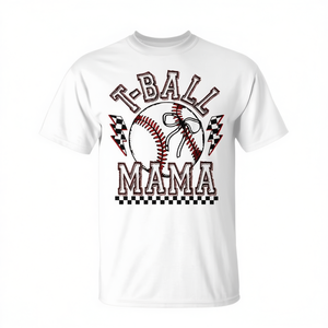 Camiseta para mujer T Ball Mama, regalo para el día de la madre, tema de béisbol - Product Image 2