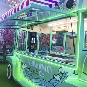 Customized Factory Price Food Truck Trailer Luxury Food Selling Cart Fast Food Car Dining Car - Product Image 4