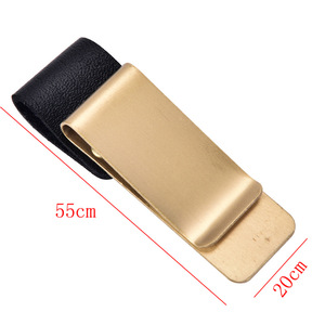 Adecuado para viajeros, accesorios para cuadernos, clip para bolígrafo, monedero y tarjetero de cuero PU, bolígrafo retro de cuero y acero inoxidable. - Product Image 5