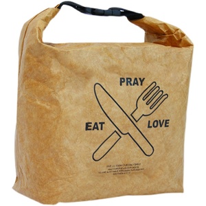 Waterproof Picnic Insulated Thermal Tyvek Paper <b>Lunch</b> Cooler <b>Bag</b> Custom Eco Friendly Foldable Insulated Tyvek Travel <b>Lunch</b> <b>Bag</b> - Product Image 1
